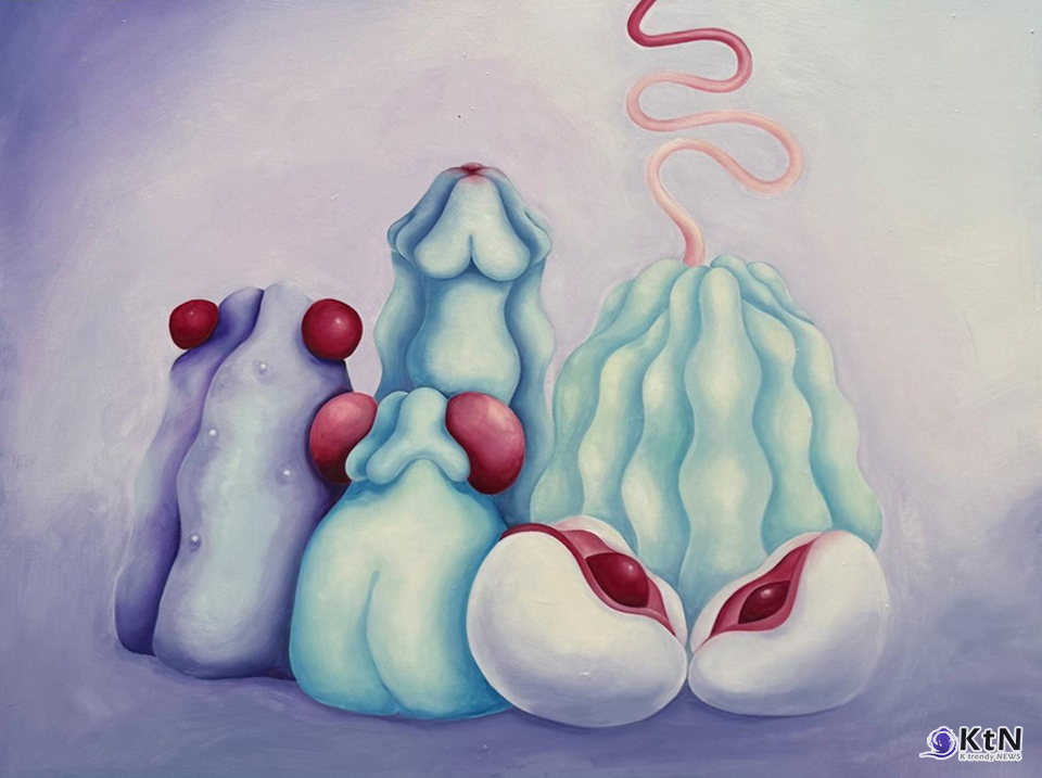 홍설작가. 「부드러운 껍질 아래(Beneath the Tender Shell)」. 사진=K trendy NEWS DB ⓒ케이 트렌디뉴스 무단전재 및 수집, 재배포금지