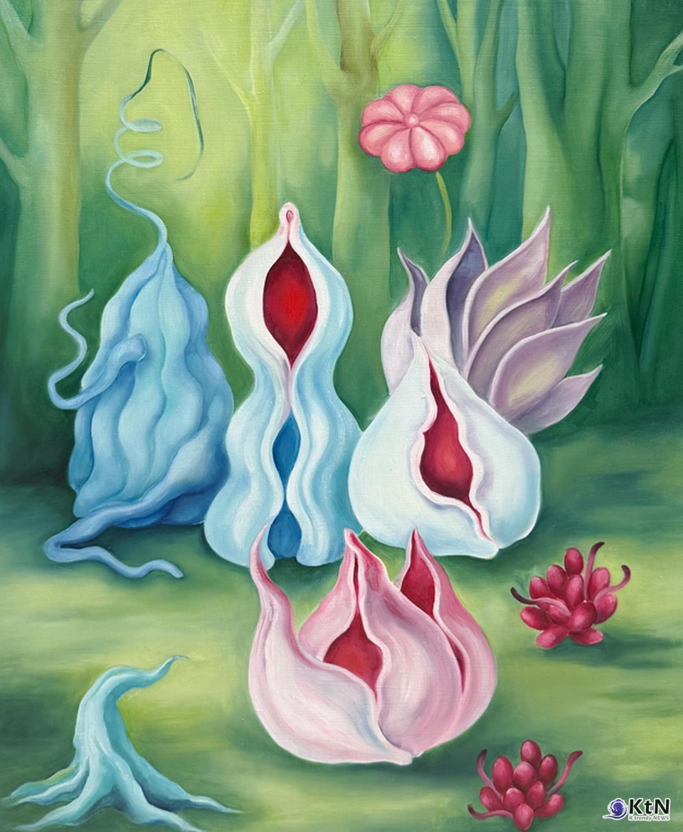 홍설작가. 「익명의 내면에서 (The Inner Unknown)」. 사진=K trendy NEWS DB ⓒ케이 트렌디뉴스 무단전재 및 수집, 재배포금지