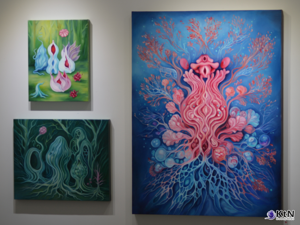 홍설작가. 「익명의 내면에서 (The Inner Unknown)」. 사진=K trendy NEWS DB ⓒ케이 트렌디뉴스 무단전재 및 수집, 재배포금지