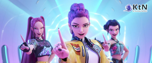 케데헌 OST, 빌보드 200 첫 정상…핫100 싱글도 1위  사진=2025 09.15  넷플릭스 K trendy NEWS DB ⓒ케이 트렌디뉴스 무단전재 및 수집, 재배포금지