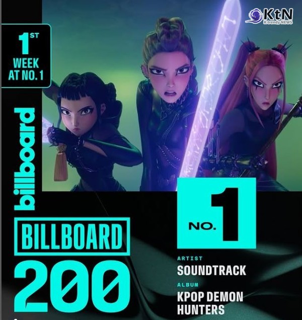 ‘케데헌’, 빌보드 휩쓸었다… OST로 싱글·앨범 차트 동시 1위 사진=2025 09.16  빌보드 K trendy NEWS DB ⓒ케이 트렌디뉴스 무단전재 및 수집, 재배포금지