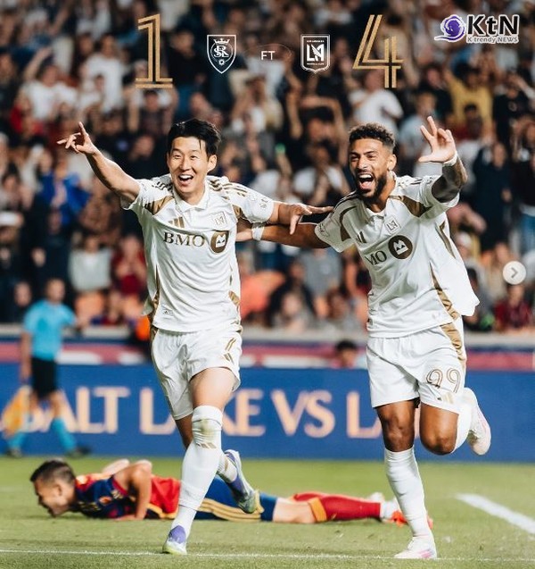 손흥민, 미국 무대 첫 해트트릭…MLS 6경기 5골 폭발  사진=2025 09.18 lafc 인스타그램 K trendy NEWS DB ⓒ케이 트렌디뉴스 무단전재 및 수집, 재배포금지