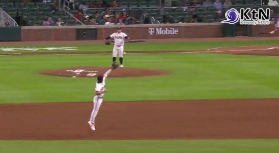 [MLB] 김하성, 10경기 연속 안타 폭발… 슈퍼캐치까지, 애틀랜타 9연승 질주  사진=2025 09.23 MLB  K trendy NEWS DB ⓒ케이 트렌디뉴스 무단전재 및 수집, 재배포금지