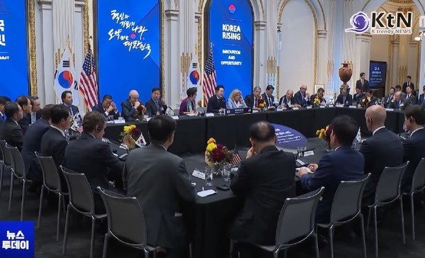 월가에서 코리아 디스카운트 해소…이재명 대통령, 투자 유치 총력전    사진=2025 09.26  mbc 뉴스 영상 갈무리 K trendy NEWS DB ⓒ케이 트렌디뉴스 무단전재 및 수집, 재배포금지