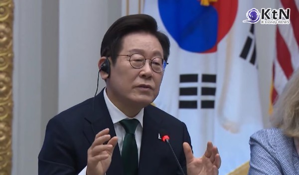 월가에서 코리아 디스카운트 해소…이재명 대통령, 투자 유치 총력전    사진=2025 09.26  mbc 뉴스 영상 갈무리 K trendy NEWS DB ⓒ케이 트렌디뉴스 무단전재 및 수집, 재배포금지