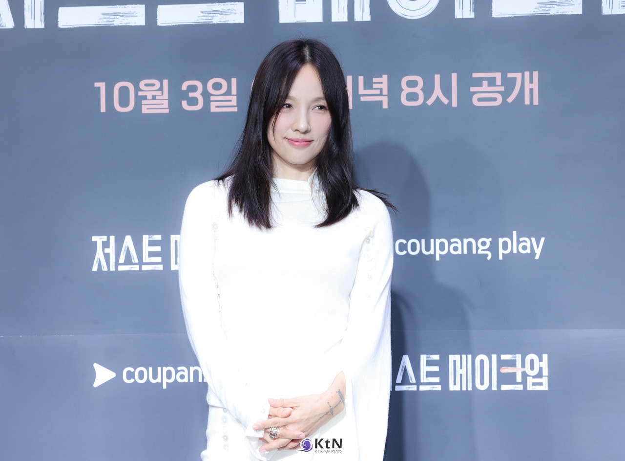 쿠팡플레이 예능 '저스트 메이크업' 제작발표회에 이효리가 참석해 다양한 이야기를 나누었다. / 사진=K trendy NEWS DB ⓒ케이 트렌디뉴스 무단전재 및 수집, 재배포금지.
