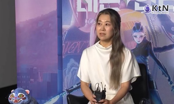 ‘케데헌’ 속편 시동? 매기 강 감독 “트로트·헤비메탈도 넣고 싶다”  사진=2025 10.13 MBC 뉴스 영상 갈무리 K trendy NEWS DB ⓒ케이 트렌디뉴스 무단전재 및 수집, 재배포금지