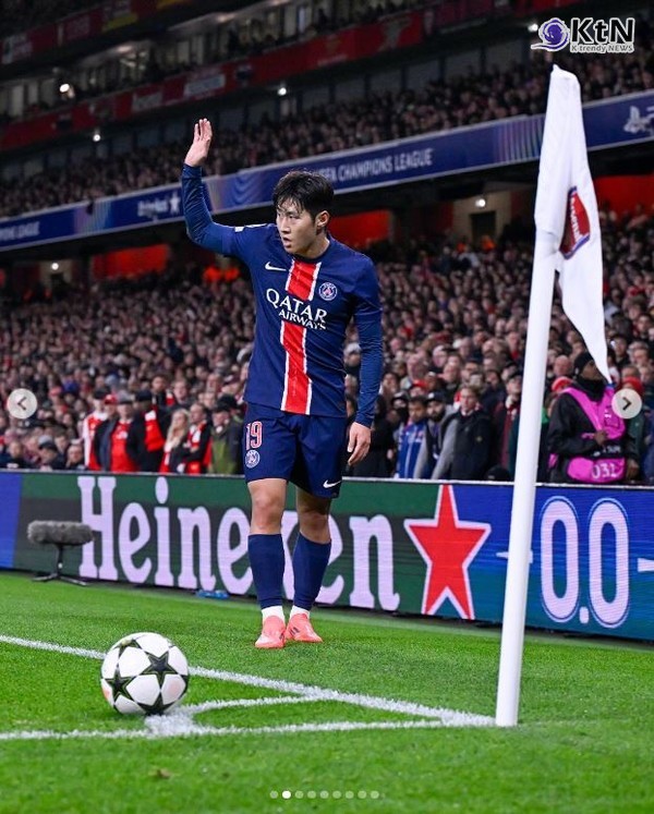 이강인, PSG 트레블 주역…AFC 올해의 국제선수상 수상  사진=2025 10.17  이강인 인스타그램 갈무리 K trendy NEWS DB ⓒ케이 트렌디뉴스 무단전재 및 수집, 재배포금지
