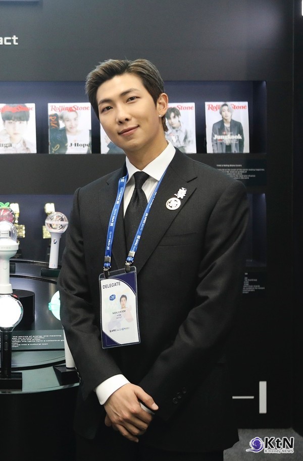 RM “K팝은 비빔밥의 조화"... APEC 무대서 전한 K-팝의 힘 사진=2025 10.29  하이브  K trendy NEWS DB ⓒ케이 트렌디뉴스 무단전재 및 수집, 재배포금지