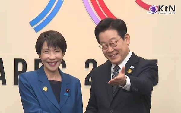 한일 정상, "셔틀외교 지속...미래지향 협력 관계” 공감  사진=2025 10.31  KTV 영상 갈무리 이재명-다카이치, 경주 APEC서 한일 협력 ‘다시 시작  K trendy NEWS DB ⓒ케이 트렌디뉴스 무단전재 및 수집, 재배포금지