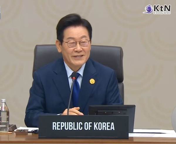 이재명 대통령, APEC 첫 세션 주재...“협력·연대만이 미래의 해답”  사진=2025 10.31  KTV  영상 갈무리  K trendy NEWS DB ⓒ케이 트렌디뉴스 무단전재 및 수집, 재배포금지
