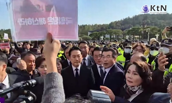 광주로 간 장동혁, 한덕수의 그림자를 밟다…보수의 진정성 시험대  사진=2025 11.07   MBC 영상 갈무리 K trendy NEWS DB ⓒ케이 트렌디뉴스 무단전재 및 수집, 재배포금지
