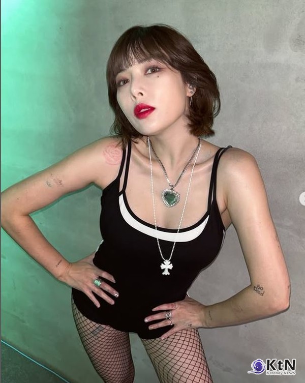 한 달 10kg 감량한 현아, 공연 중 쓰러진 뒤 SNS 심경 고백 사진=2025 11.10 현아  온라인 커뮤니티 K trendy NEWS DB ⓒ케이 트렌디뉴스 무단전재 및 수집, 재배포금지