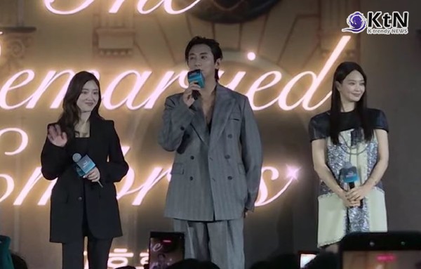 신민아·주지훈·이세영·이종석이 웹툰 신드롬 ‘재혼황후’를 원작으로 한 디즈니+ 시리즈를 통해 판타지 로맨스 대서사극의 새로운 장을 연다. 사진=2025 11.12    mbc 영상갈무리 K trendy NEWS DB ⓒ케이 트렌디뉴스 무단전재 및 수집, 재배포금지