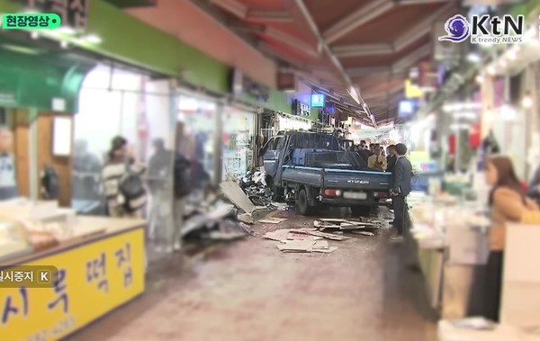 부전 시장 21명 덮친 60대 “모야모야병 있지만, 운전 지장 없다” …경찰 “구속영장 신청”   사진=2025 11.13 mbc 뉴스 영상 갈무리  K trendy NEWS DB ⓒ케이 트렌디뉴스 무단전재 및 수집, 재배포금지