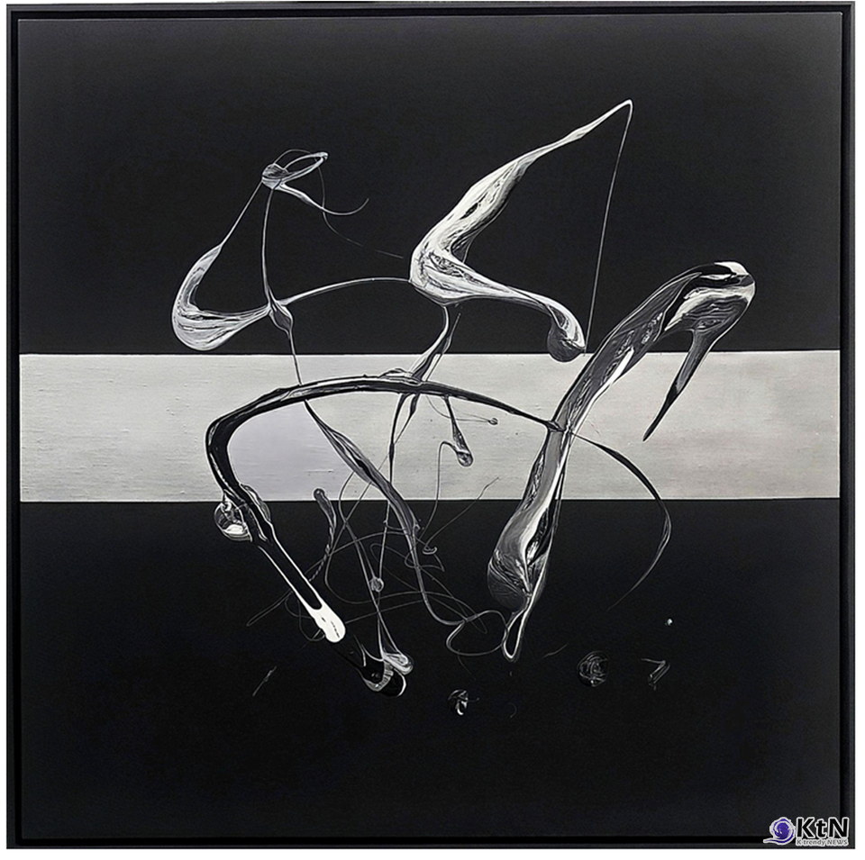 Fractal Universe : Conduct 3 112.1x112.1cm, 80S Acrylic on canvas 2024. 사진=K trendy NEWS DB ⓒ케이 트렌디뉴스 무단전재 및 수집, 재배포금지