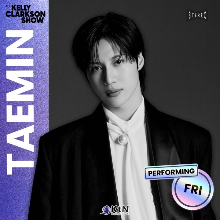 태민이 미국 NBC 간판 '켈리 클락슨 쇼'에서 압도적인 퍼포먼스를 선보인다. / 사진=빅플래닛메이드엔터, K trendy NEWS DB. ⓒ케이 트렌디뉴스 무단전재 및 수집, 재배포금지