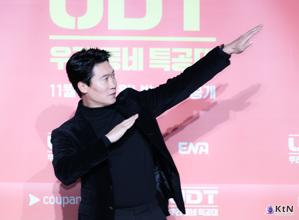 쿠팡플레이 지니TV 오리지널 시리즈 UDT 우리 동네 특공대 제작발표회, 윤계상 진선규 김지현 고규필 이정하 조웅 감독. 사진=K trendy NEWS DB ⓒ케이 트렌디뉴스 무단전재 및 수집, 재배포금지