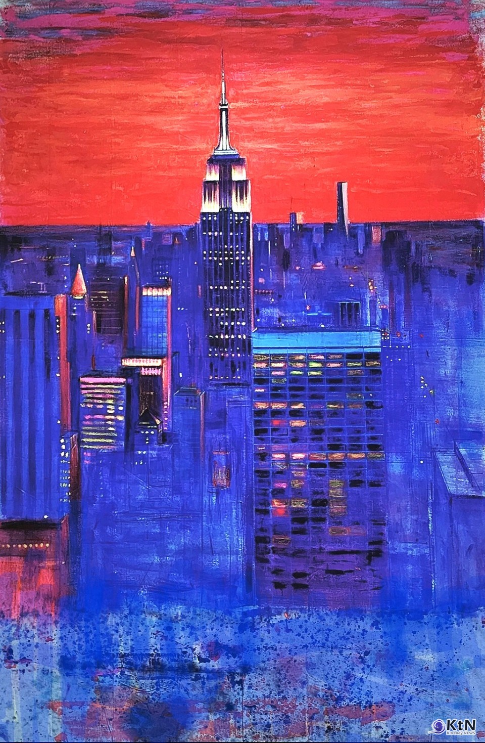 New York Story_170×240cm_Mixed Media on Canvas_2025. 권대하 작가. 사진=K trendy NEWS DB ⓒ케이 트렌디뉴스 무단전재 및 수집, 재배포금지