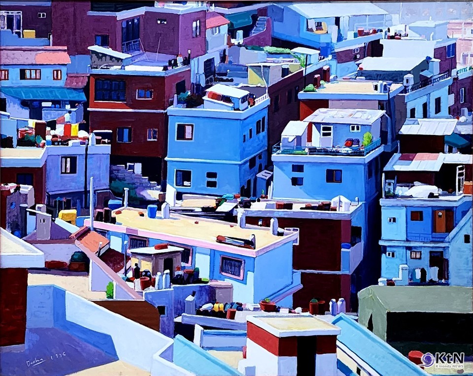 모여 사는 삶_162.0×130.3cm_Oil on canvas_1996. 권대하 작가. 사진=K trendy NEWS DB ⓒ케이 트렌디뉴스 무단전재 및 수집, 재배포금지