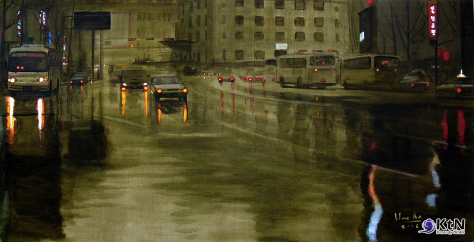 A Rainy Day 2_200.0×100.0cm_Oil on Canvas_2006. 권대하 작가. 사진=K trendy NEWS DB ⓒ케이 트렌디뉴스 무단전재 및 수집, 재배포금지