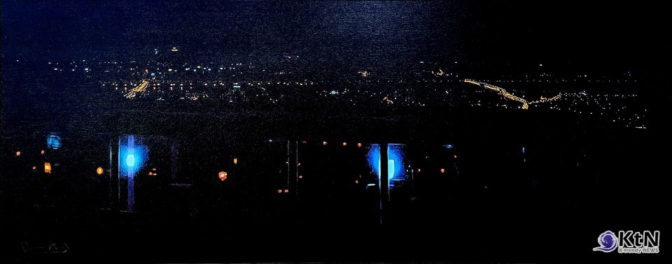 A Night in Seoul_250.0×100.0cm_Mixed Media on Canvas_2009. 권대하 작가. 사진=K trendy NEWS DB ⓒ케이 트렌디뉴스 무단전재 및 수집, 재배포금지