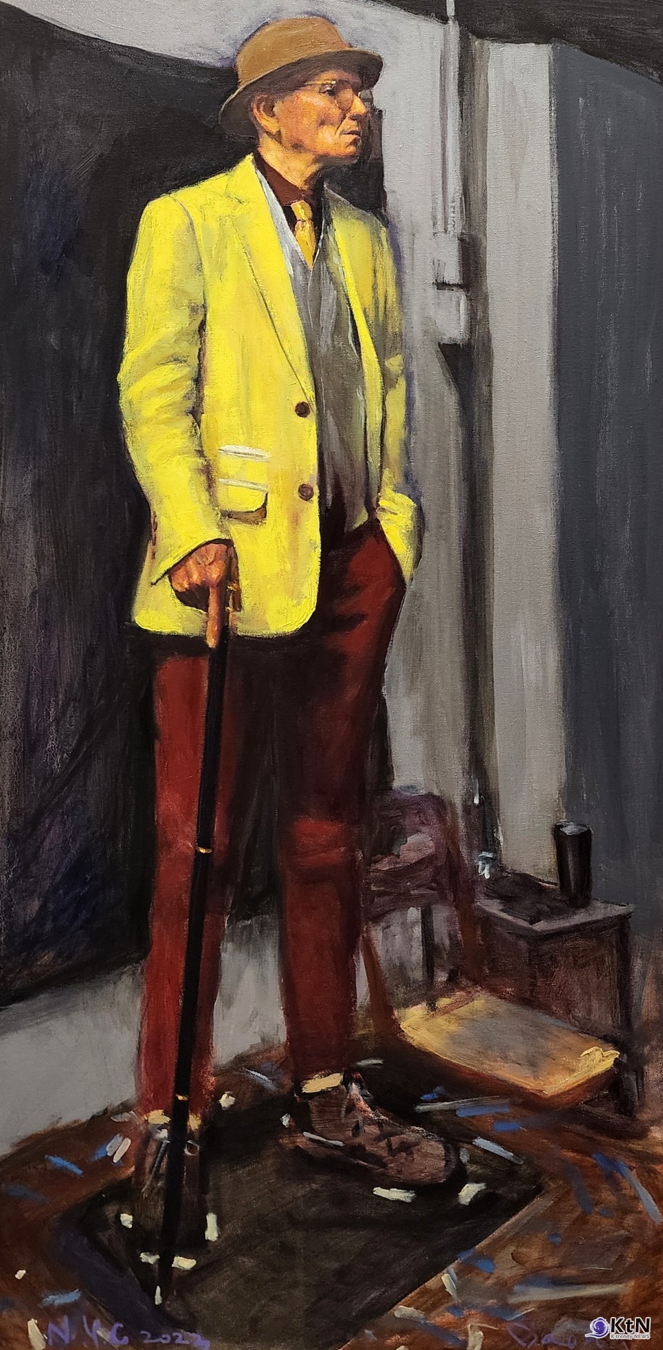 New York Story 2023-2_61.0×122.0cm_Oil & Acrylic on Canvas_2023. 권대하 작가. 사진=K trendy NEWS DB ⓒ케이 트렌디뉴스 무단전재 및 수집, 재배포금지