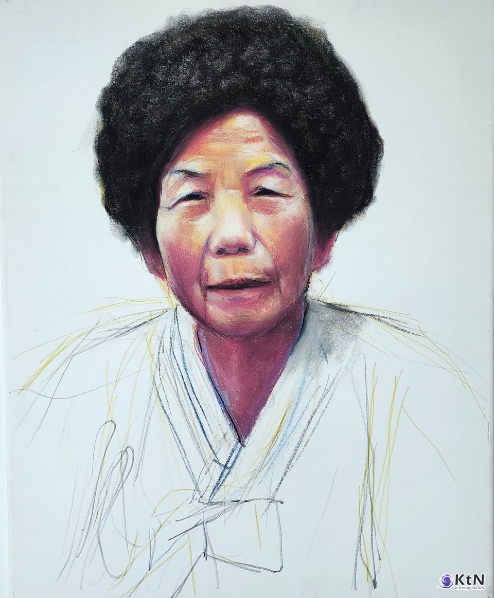 우리 엄마_61.0×50.0cm_Pastel on Canvas_2024. 권대하 작가. 사진=K trendy NEWS DB ⓒ케이 트렌디뉴스 무단전재 및 수집, 재배포금지