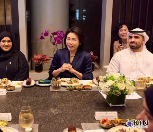 UAE서 뜨거운 한류 열풍… 김혜경 여사 “전폭 지원” 문화교류 약속  사진=2025 11.19  KTV 이매진 갈무리 K trendy NEWS DB ⓒ케이 트렌디뉴스 무단전재 및 수집, 재배포금지