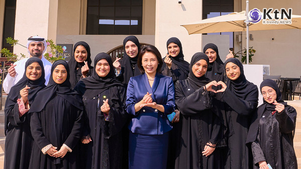 UAE서 뜨거운 한류 열풍… 김혜경 여사 “전폭 지원” 문화교류 약속  사진=2025 11.19  KTV 이매진 갈무리 K trendy NEWS DB ⓒ케이 트렌디뉴스 무단전재 및 수집, 재배포금지