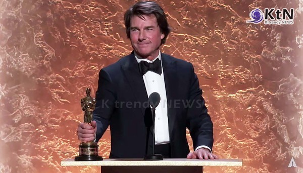 톰 크루즈, 데뷔 44년 만에 첫 오스카…아카데미 공로상 수상 감동 소감  사진=2025  11.19 오스카 유튜브 갈무리 K trendy NEWS DB ⓒ케이 트렌디뉴스 무단전재 및 수집, 재배포금지