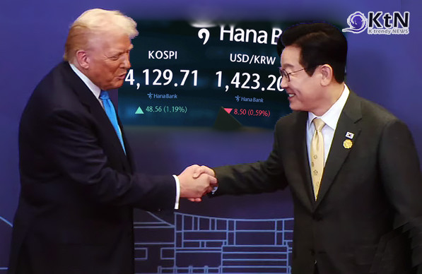 한미 관세협상 타결에 코스피, 사상 첫 4,100선 돌파  사진=2025 10.30  K trendy NEWS DB ⓒ케이 트렌디뉴스 무단전재 및 수집, 재배포금지