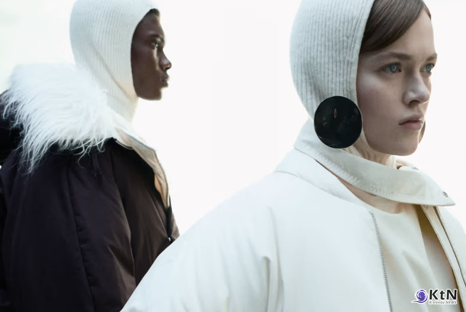 Moncler and Jil Sander Unveil a Collection Inspired by Nature's Ethereal Beautyn.  사진=Moncler and JIL SANDER. K trendy NEWS DB ⓒ케이 트렌디뉴스 무단전재 및 수집, 재배포금지