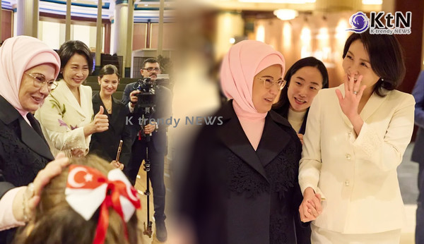 김혜경 여사, 튀르키예 영부인과 환경·문화 협력 강화  사진=2025 11.25 ktv 이매진 갈무리 K trendy NEWS DB ⓒ케이 트렌디뉴스 무단전재 및 수집, 재배포금지