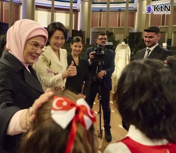 김혜경 여사, 튀르키예 영부인과 환경·문화 협력 강화  사진=2025 11.25 ktv 이매진 갈무리 K trendy NEWS DB ⓒ케이 트렌디뉴스 무단전재 및 수집, 재배포금지