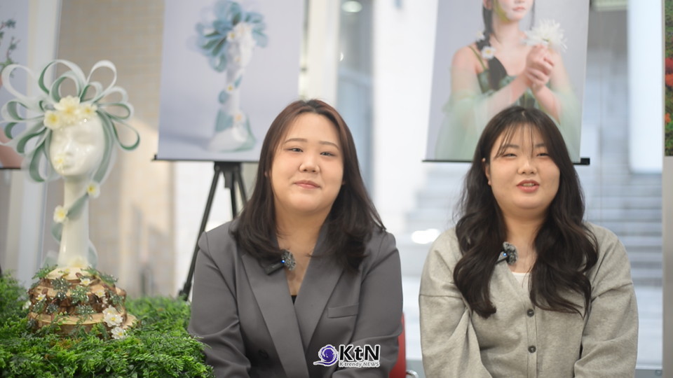 협업 과정에서 의견 차이가 있었다는 언급 역시 작품의 분포에서 읽힌다./사진=김포대학교 뷰티아트과 이수아·홍지민, 〈Verdant Forest〉, 2025 , K trendy NEWS DB ⓒ케이 트렌디뉴스 무단전재 및 수집, 재배포금지