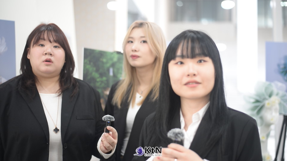 학생들이 언급한 제작 과정의 어려움은 완성된 작업에서도 확인된다.  /사진=김포대학교 뷰티아트과 김다은·정지윤·유수아, 〈Artemis〉, 2025. K trendy NEWS DB ⓒ케이 트렌디뉴스 무단전재 및 수집, 재배포금지