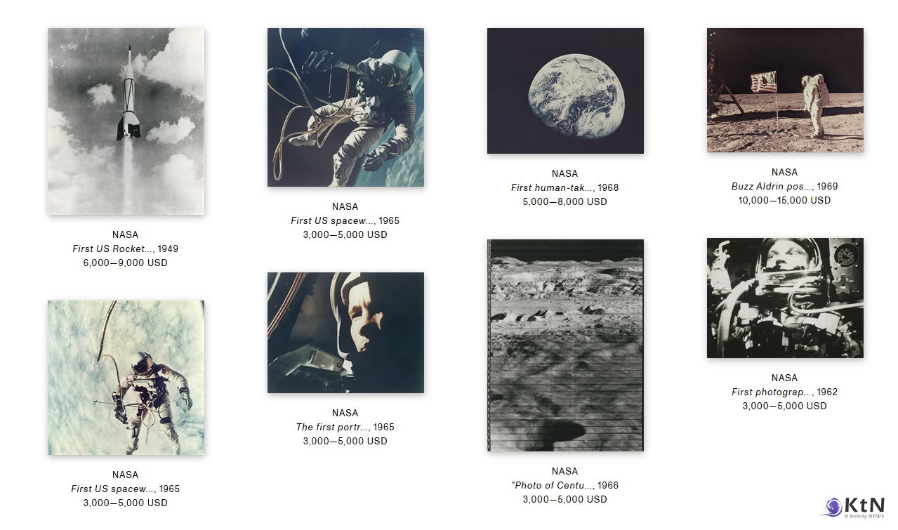 빈티지 NASA 사진 경매로 읽는 2026 컬렉터 경제와 감정 자본의 부상. 사진=Vintage NASA Photographs, K trendy NEWS DB ⓒ케이 트렌디뉴스 무단전재 및 수집, 재배포금지