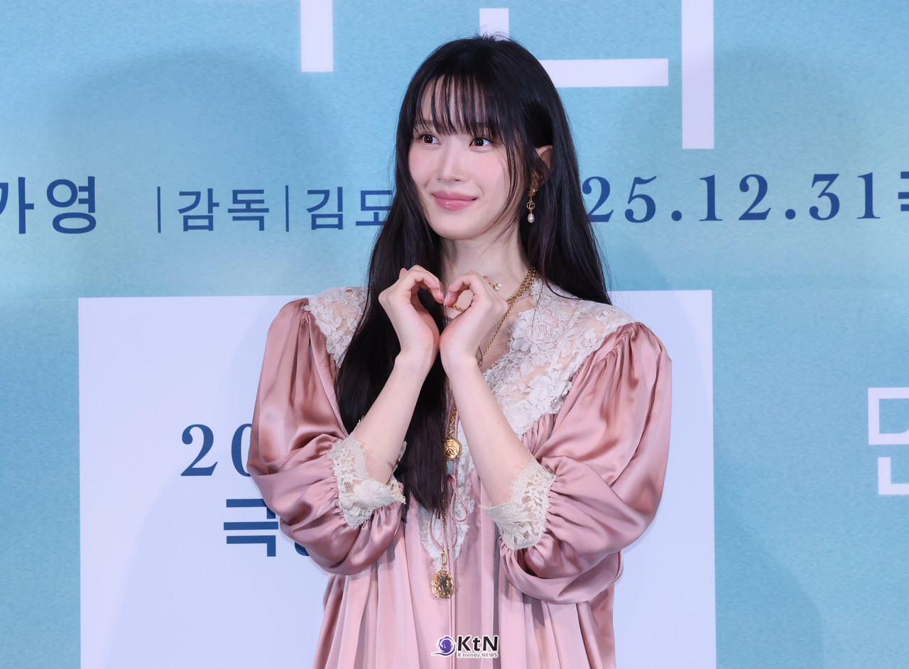 배우 문가영이 영화 '만약에 우리' 언론 배급 시사회 및 기자간담회에 참석했다. / K trendy NEWS DB. ⓒ케이 트렌디뉴스 무단전재 및 수집, 재배포금지.