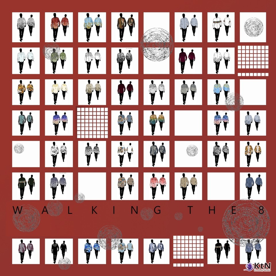 WALKING THE 8 디지털 아트, 작가 Michael PARK. 사진=K trendy NEWS DB ⓒ케이 트렌디뉴스 무단전재 및 수집, 재배포금지