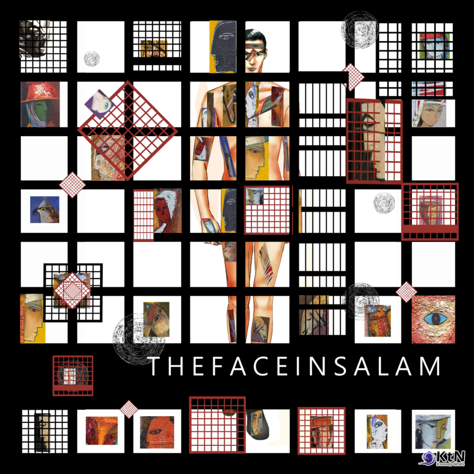 THE FACE IN SALAM 디지털 아트, 작가 Michael PARK. 사진=K trendy NEWS DB ⓒ케이 트렌디뉴스 무단전재 및 수집, 재배포금지