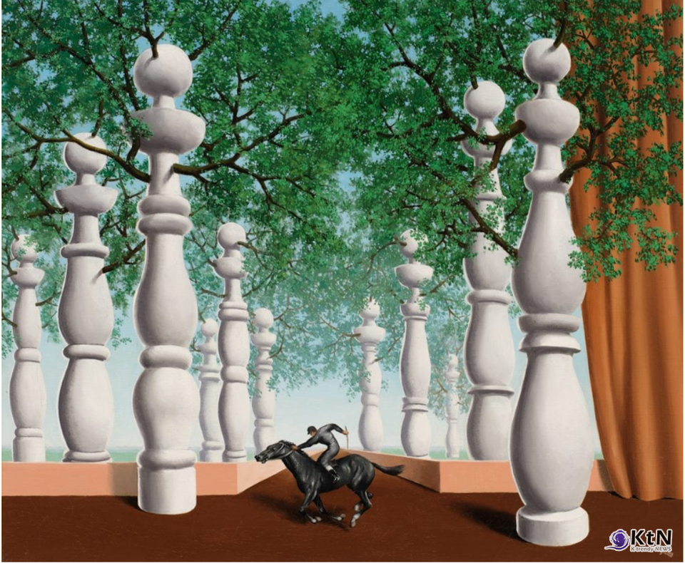 René Magritte, Le Jockey perdu (1942). 사진=Sotheby's. K trendy NEWS DB ⓒ케이 트렌디뉴스 무단전재 및 수집, 재배포금지