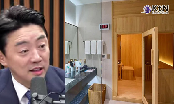 도어스테핑 중단의 진짜 이유? 사우나 모두 사실!…강훈식, 용산 대통령실 사진 공개  사진=2026. 01.02  김어준의 뉴스 공장 갈무리  / 편집 K trendy NEWS DB ⓒ케이 트렌디뉴스 무단전재 및 수집, 재배포금지