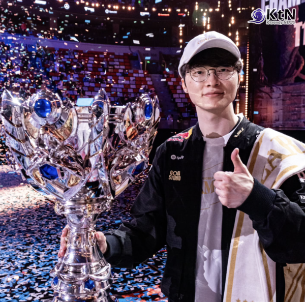 이재명 대통령, 페이커에 체육훈장 청룡장…e스포츠 첫 1등급  사진=2026. 01. jtbc 영상  갈무리 02 K trendy NEWS DB ⓒ케이 트렌디뉴스 무단전재 및 수집, 재배포금지