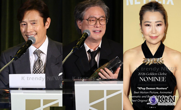 박찬욱·매기 강·이병헌, 골든글로브 후보에 이어 KALH까지 석권  사진=2025 12.10  이병헌 / KALH SNS 캡처K trendy NEWS DB ⓒ케이 트렌디뉴스 무단전재 및 수집, 재배포금지