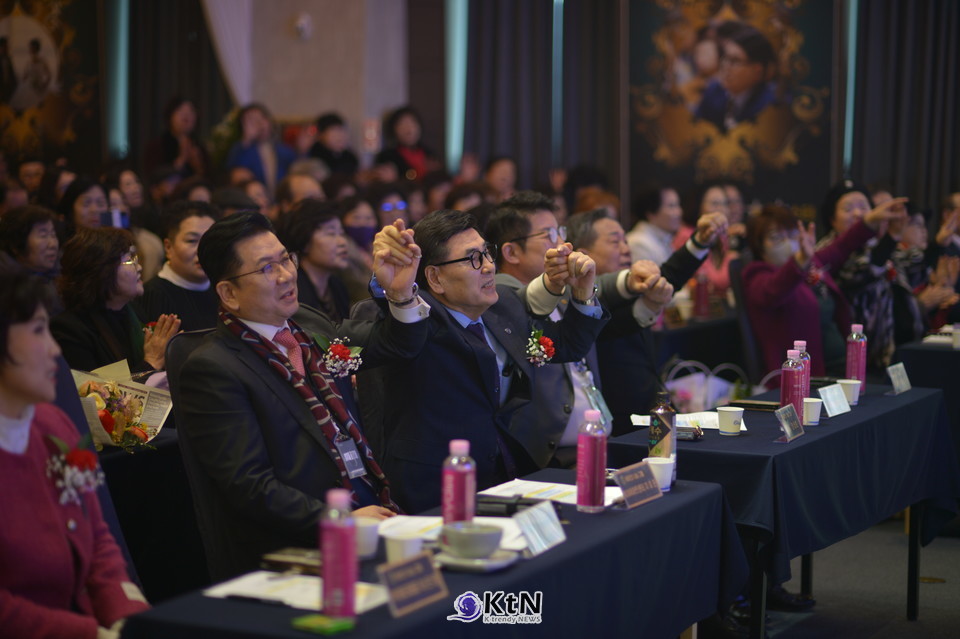 회원 수와 네트워크를 단순 지표가 아닌 플랫폼의 구조로 설명한 2026 비전 선포식 현장. /사진=K trendy NEWS DB ⓒ케이 트렌디뉴스 무단전재 및 수집, 재배포금지