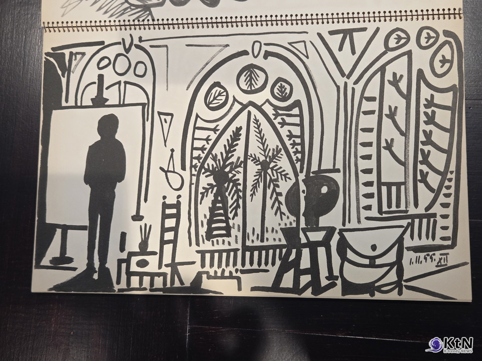 피카소 스케치북이 증명한 말년 조형의 전환. 사진=에스티에스그룹 & 꾸바아트센터, K trendy NEWS DB ⓒ케이 트렌디뉴스 무단전재 및 수집, 재배포금지