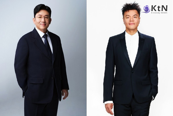 방시혁·박진영, ‘2026 빌보드 파워 100’ 선정…K팝, 글로벌 음악 산업의 중심으로  사진=2026. 01.29 하이브·JYP엔터테인먼트 제공.    K trendy NEWS DB ⓒ케이 트렌디뉴스 무단전재 및 수집, 재배포금지