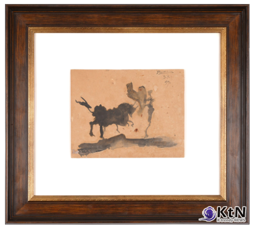 파블로 피카소 Pablo Picasso/The Bull. 사진=Noor Royal Gallery 홈페이지 갈무리, K trendy NEWS DB ⓒ케이 트렌디뉴스 무단전재 및 수집, 재배포금지