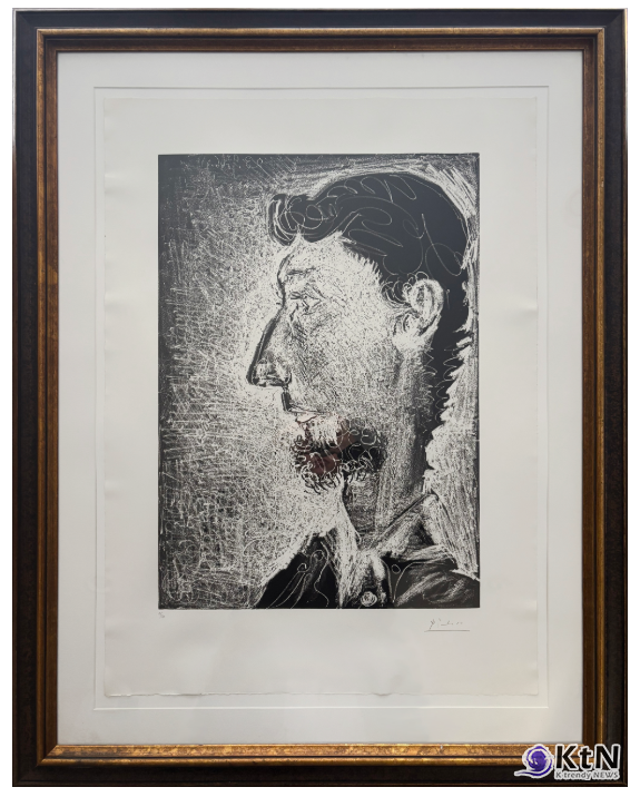 Pablo Picasso/Portrait de Piero Crommelynck II, 1966/28.5 x 20.5 in. (72.39 x 52.07 cm.)/Est. 4,000—6,000 USD/Opening Bid 3,400 USD.  사진=Galerie Martal, Montreal, Quebec; Private Collection, Pennsylvania.